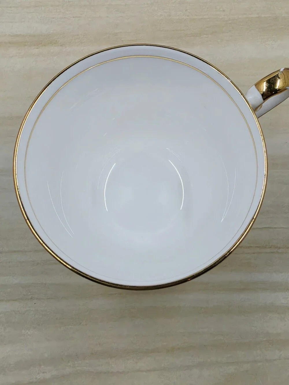 Aynsley Henley Pattern Teacup Blue Backstamp Made In England Bone China